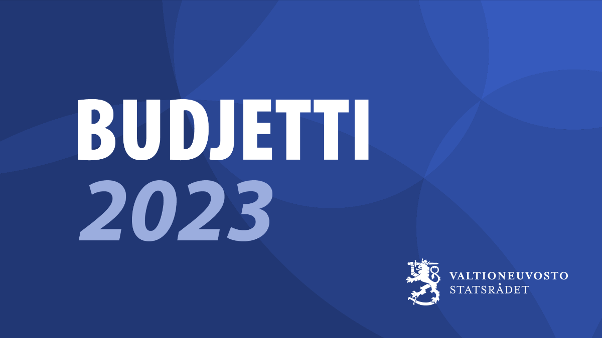 Vuoden 2023 budjettiin liittyvä tunnuskuva