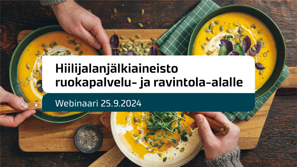 Julkistuswebinaari: Ruokapalvelu- ja ravintola-alan ilmastovaikutusdatasetti