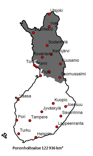 Porotalouden kannattavuuskehitys alueittain (lähde: Luonnonvarakeskus)